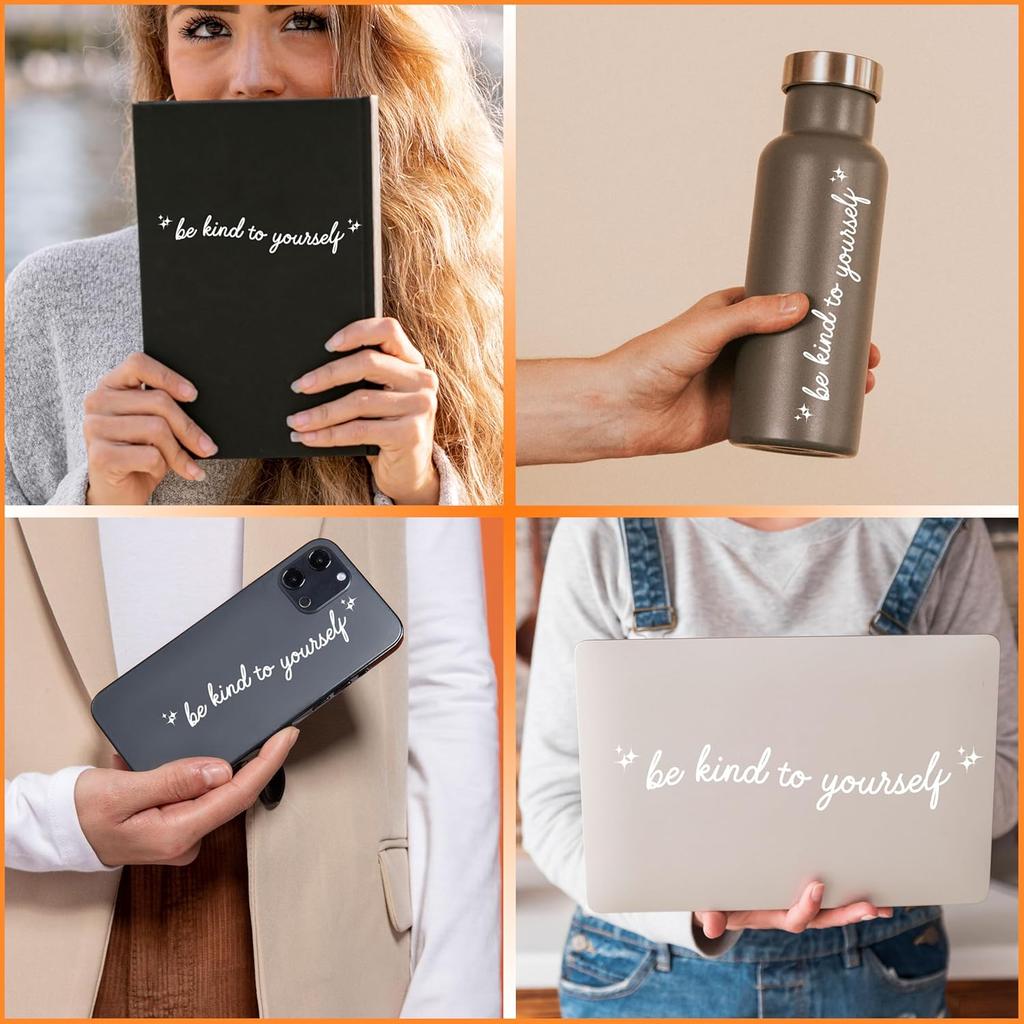 Set 3Pcs Be Kind Yourself Rearview Mirror Decal