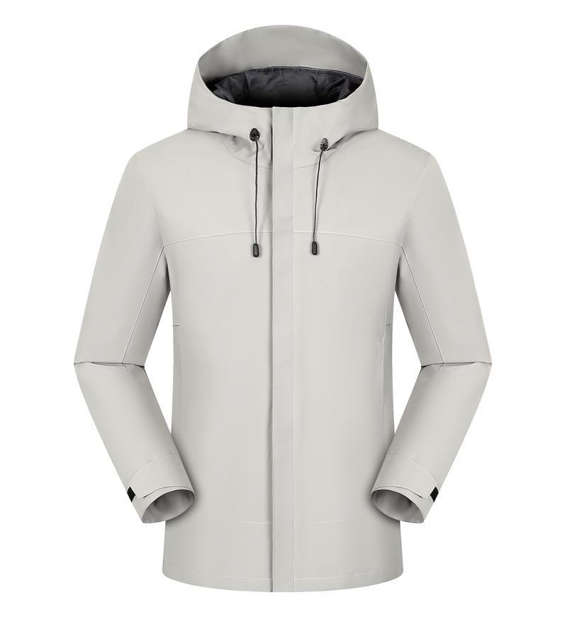 

2401A Однотонная антистатическая ветро- и водонепроницаемая куртка 3-в-1 для занятий спортом на открытом воздухе, для альпинизма и горного туризма XXXL