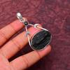 Black Tourmaline Gemstone Pendant Gemstone : 925 Sterling Silver Handmade Jewelry Pendant