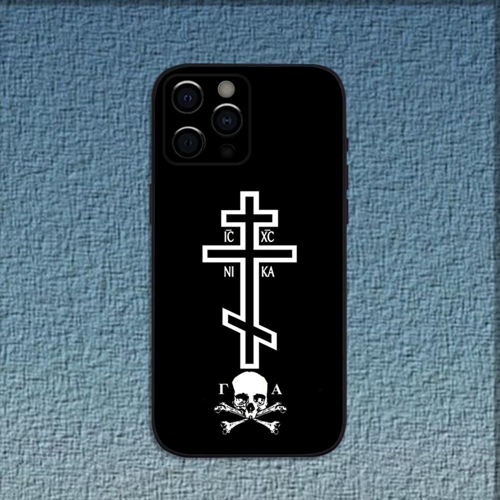 Custodia per telefono con icona a croce per iPhone Samsung Galaxy Redmi Xiaomi Note S A 6 7 8 9 10 11 12 13 14 15 16 20 21 22 23 53 54 Pro Max Plus Ultra TPU Morbida