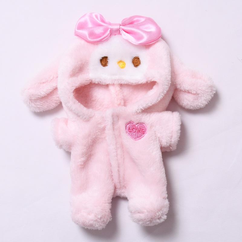 Mini Labubu 17cm Doll Fashion Outfit with Hat & Shoes for Labubu II Cultivate Sitting Party