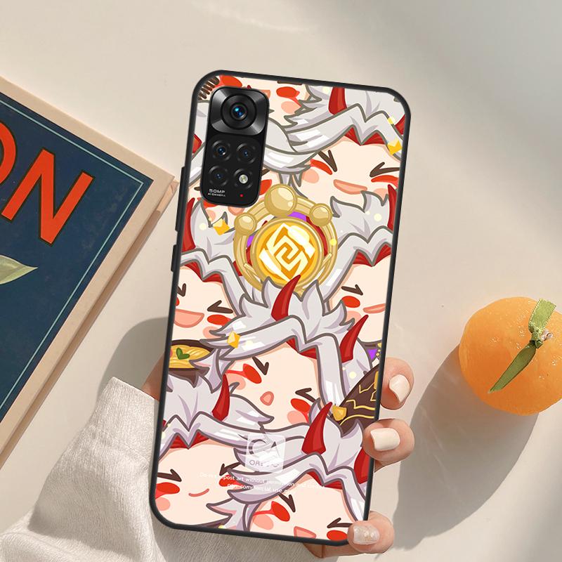 Genshin Impact Arataki Itto Case For Xiaomi Redmi Note 10 11 8 9 12 Pro Redmi Note 12S 11S 10S 9S 9C 10C 10A 12C Coque
