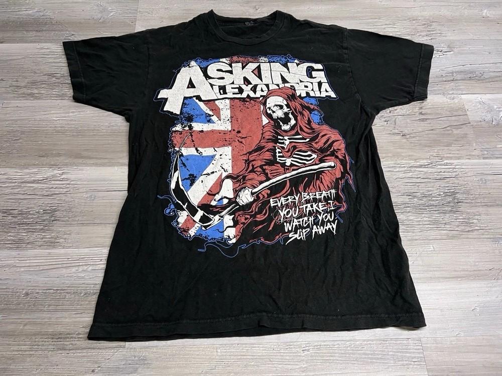 Collection Asking Alexandria Band Skull Skeleton S to 5XL Shirt HL224 Unisex T-Shirt L