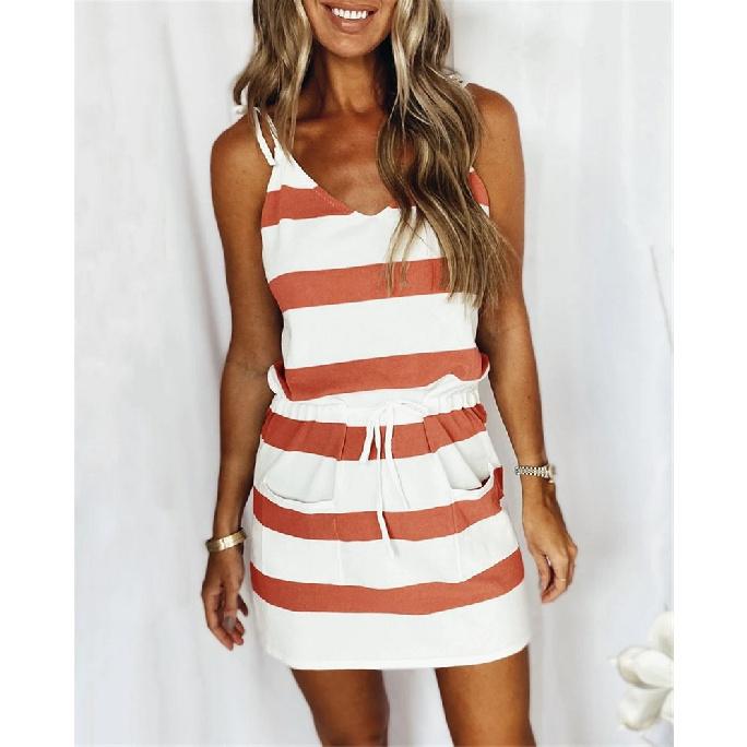 New Spring And Summer Vacation Daily Commuting Work Comfortable Sexy Elegant Women'S Fashion Printed Dress