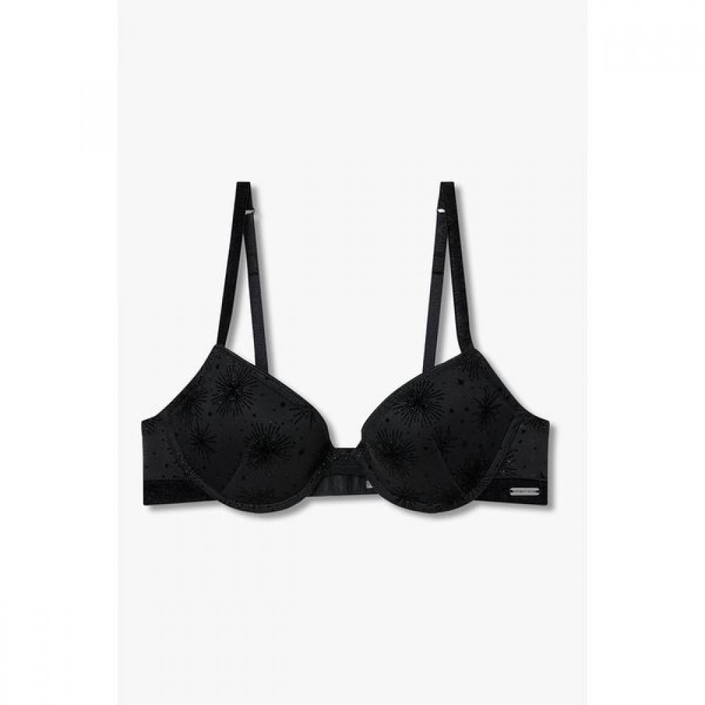 

Emporio Armani Women S Sheer puSh Up Bra Flock Pattern 80C