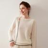 Women's Korean Style Cashmere Single-Button Pullover - Autumn/Winter Fashionable Knit Base Layer Sweater