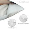 Jungkook Square Pillowcase Polyester Linen Velvet Pattern Zip Decorative Sofa Seater Cushion Cover
