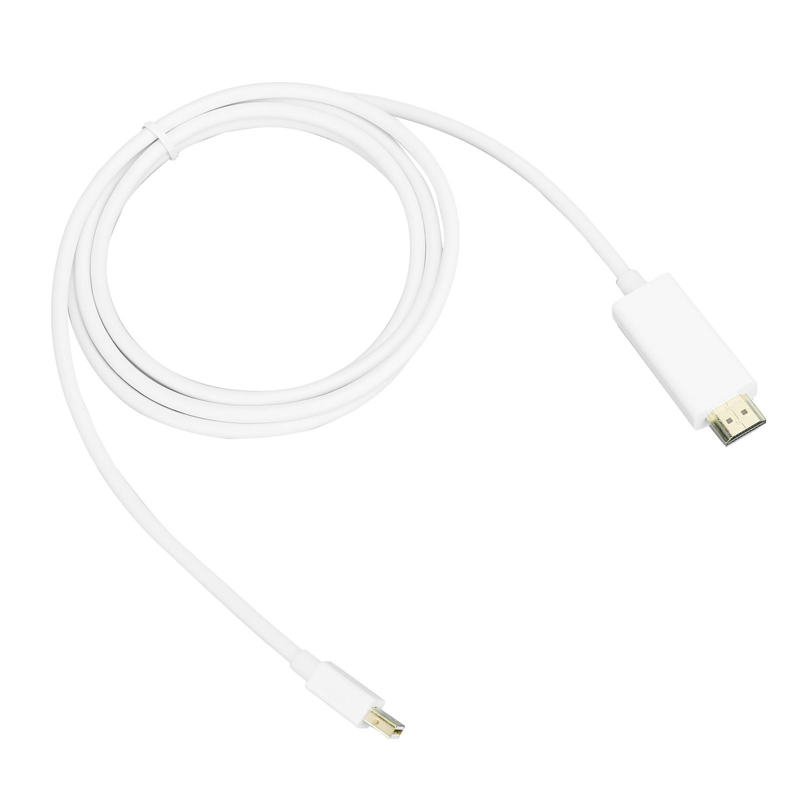 

Адаптер Mini Display Port to HD Multimedia Interface, кабель 1,8 м, совместимый с HD Multimedia Interface