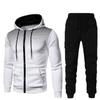 2026 Men's Autumn and Winter Sports and Leisure Fitness Set, 2-piece Hooded Sweatshirt and Pants