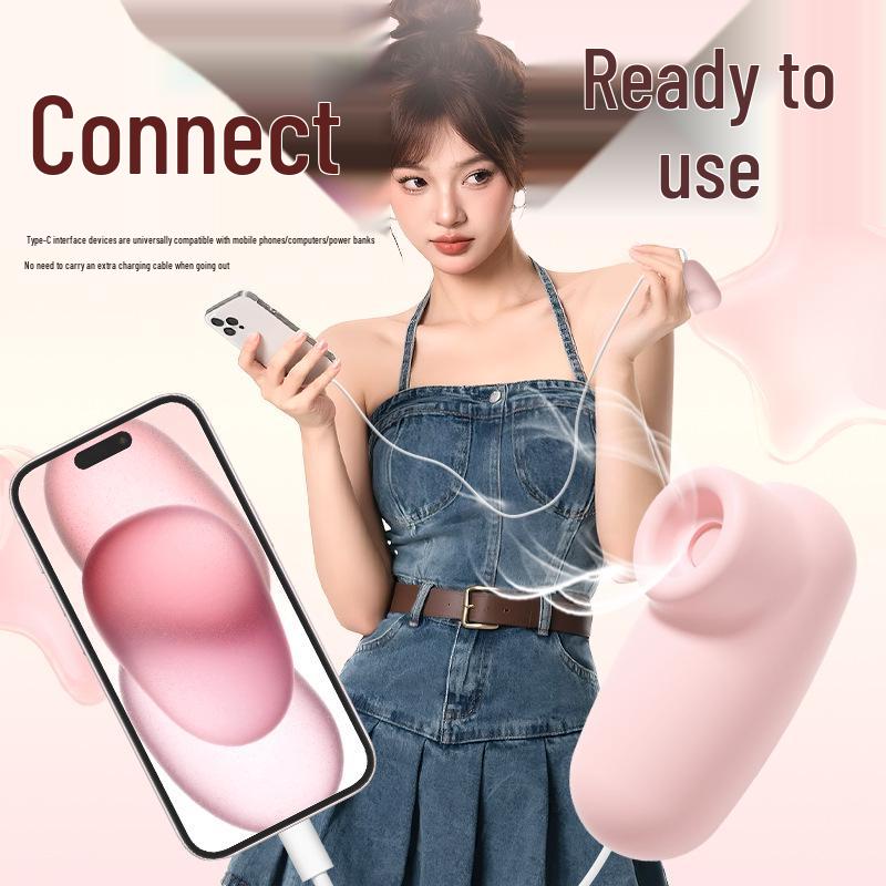 Lai Le Xi Xi Portable Phone-Plug Sucking Vibrator Egg for Outdoor Use