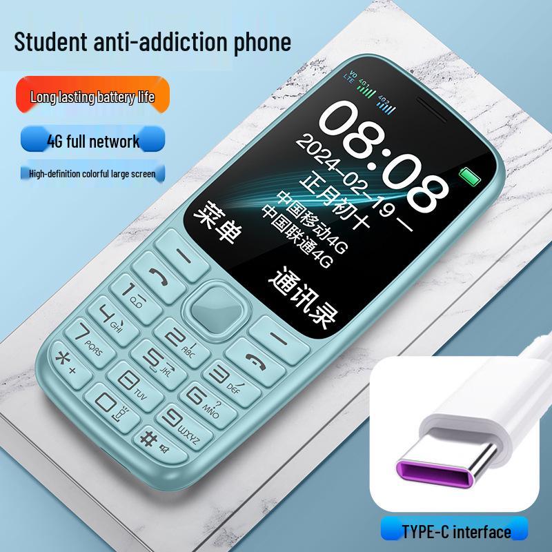 4G Mini Phone: New Style for Students, Elderly, and Kids, with Long Standby Time and Internet Addiction Prevention.