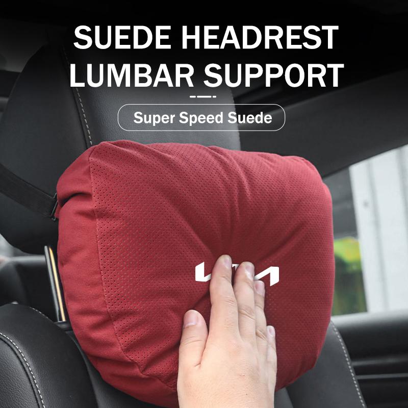Car Headrest Comfortable Anti-fatigue Lumbar Cushion Suitable For KIA K5 K2 Optima Soul Spectra Niro Cadenza Sephia Carens