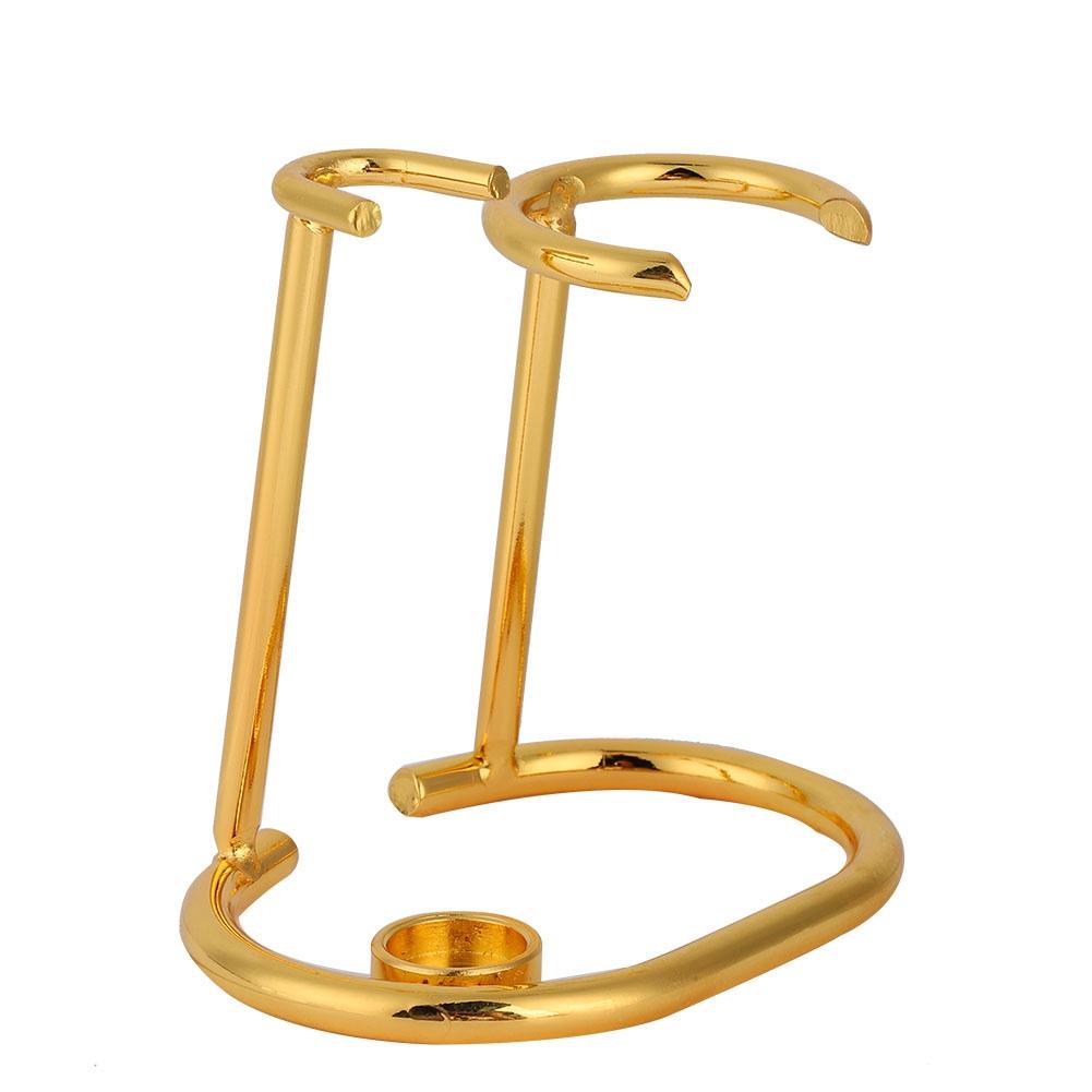 Men's Shaving Tool Holder Stand Brd Brush Rack Bracket (Gold)