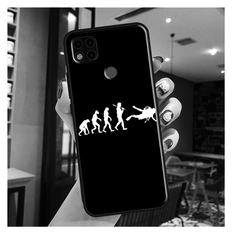 Scuba Diving Diver For Xiaomi Redmi Note 11 Pro Phone Case For Redmi 9T 9A 9C 9S 10S Note 9 10 Pro Back Cover