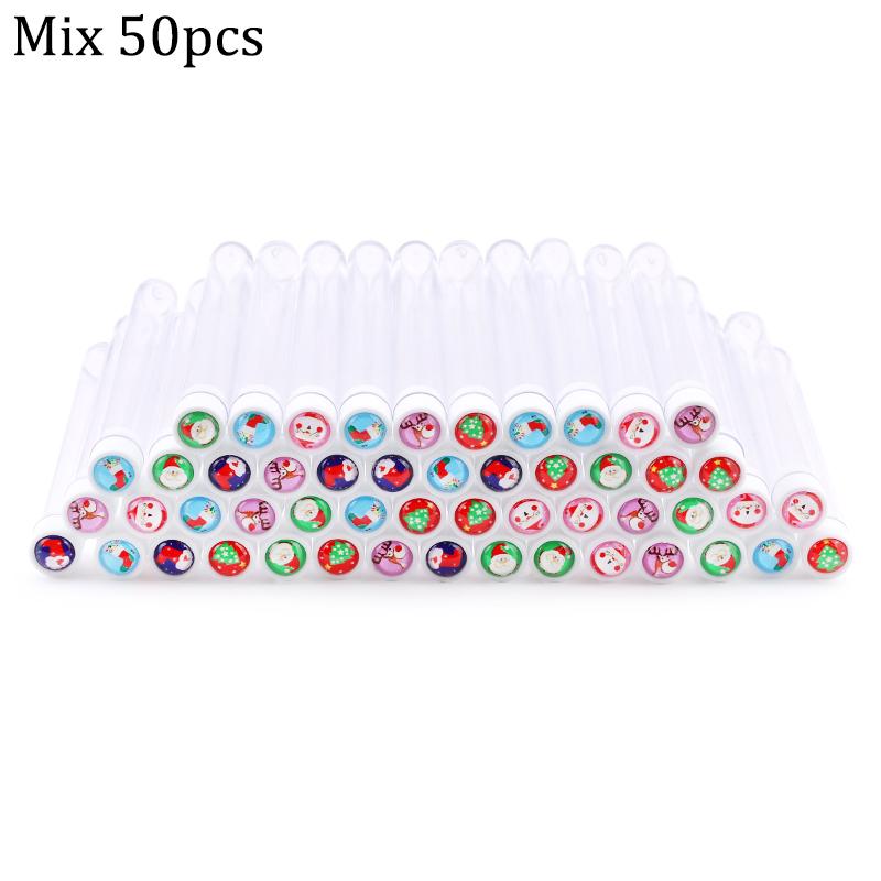 Christmas Drill Reusable Eyebrow Brush Tube Disposable Eyelash Eyebrow Brush Makeup Brushes Lash Accesories Replace Dust-proof