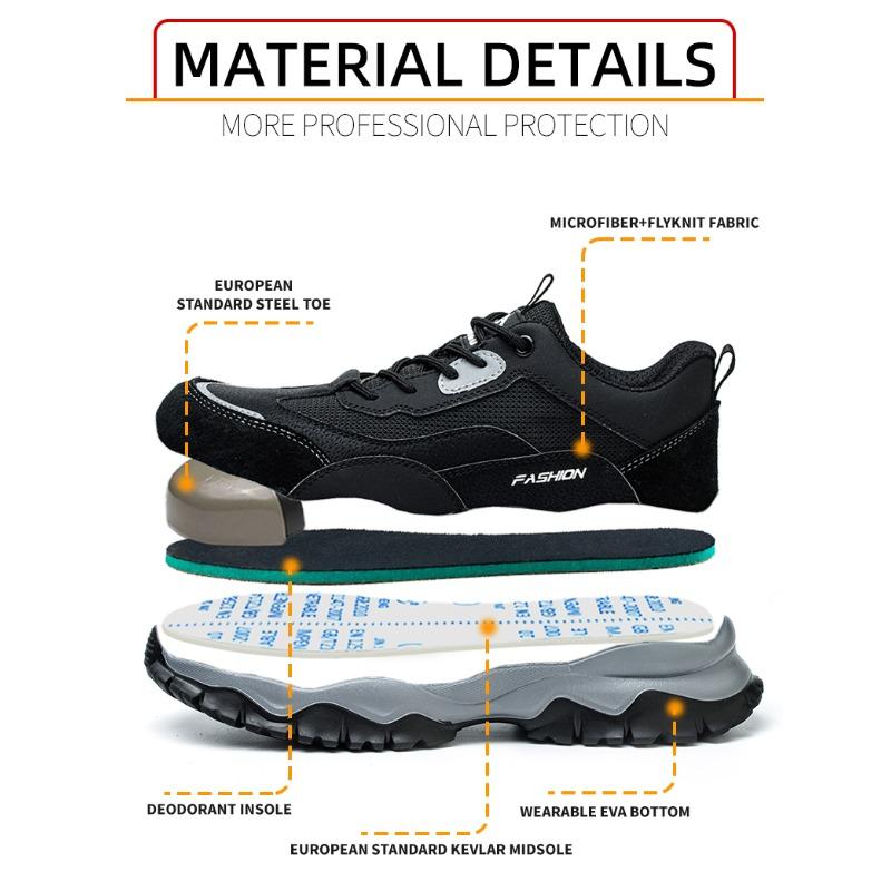 Composite Toe Electrical Insulation 6Kv Men Labor Protection Shoes Anti Smashing Anti Piercing Work Safety Boots Sneakers
