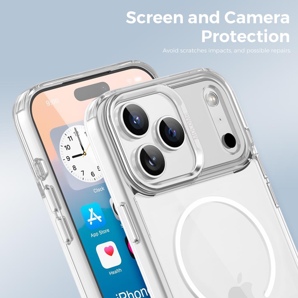 New Color Transparent Shockproof For Magsafe Phone Case For iPhone 17 17Pro 17 Air 17 Pro Max 16 15 14 13 12 Magnetic Wireless Charge Cover