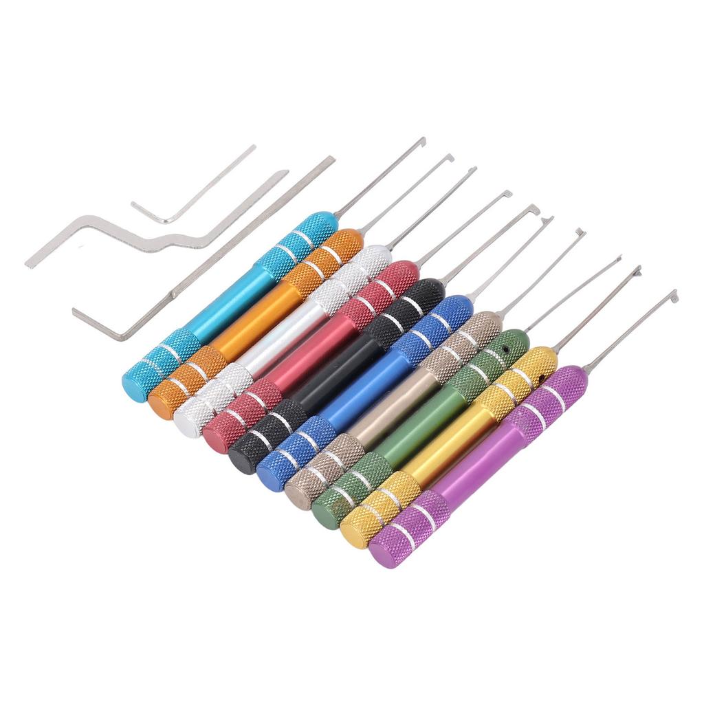 10PCS Tap Extractors with 3 Auxiliary Wrench Stainless Steel Stripped Broken Tap Remover Tool Kit