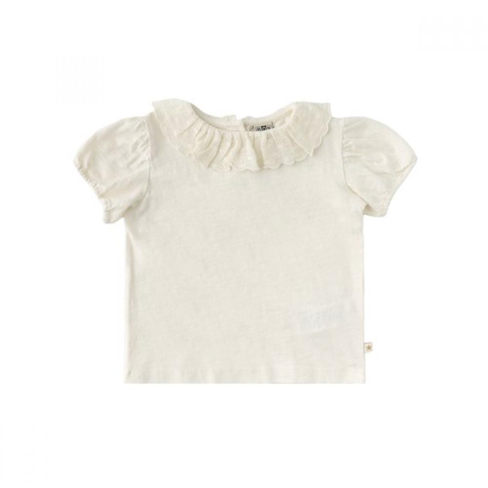 

BonTon Frill Neck T shirT 7617T 332 03 WH/155