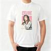 Celine Dion Porträt Grafik Baumwoll T-Shirt 2026 Sommer Neu Y2k Mode Unisex Kleidung Damen Vintage Musik Gedenk T-Shirt