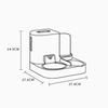 Cat Automatic Feeder Cat Water Dispenser Cat Bowl Dog Food Basin Automatic Feeder Cat Food Feeder