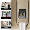 Hanging Toiletry Bag PVC Mesh Hanging Bag Portable Quick Drying Shower Storage Bag Wall mounted Cosmetics Toiletries Organizer