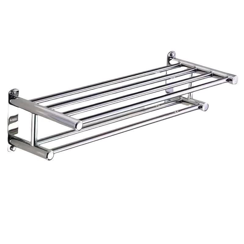 FengZhi Adhesive Wall-Mounted Stainless Steel Towel Rack