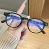 Minimalist High End Round Anti Blue Light Glasses Daily Commute Business Eyeglasses Frame Blue Light Blocking Computer Glasses