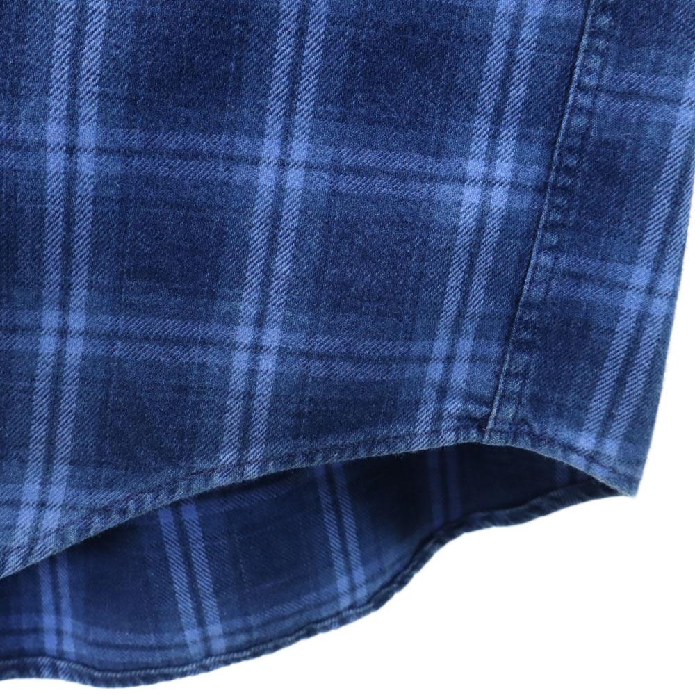 L.L.Bean 80s Outdoor Made in USA Vintage Check Pattern Long sleeve Button down shirt Women Used