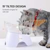 Stand Base Anti Spill  Cat Bowls Orthopedic Design Elevated Bowls Set  Puppy Feeding