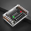 12-Port USB 3A 3.3V 5V 12V -12V Output Voltage ATX Power Breakout Board with Acrylic Case Kit ATX Power Supply Breakout Board