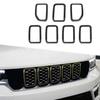 Black Front Center Bumper Grille Grill Cover Trim for Jeep Grand Cherokee +