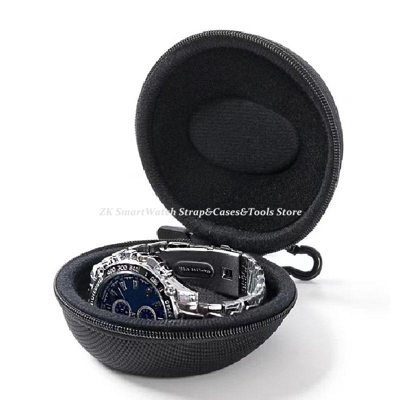 Portable EVA Single Watch Travel Case Watch Storage Organizer Boxes Watch Holder Waterproof for Smartwatches Zippered Container
