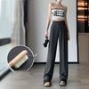 Summer Women's Casual Pants Wide Leg Pant Elegant Office Lady High Waist Loose Trousers