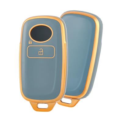 OFF WE GO TANTO LA650S LA660S New Toyota Compatible Smart Key Case, 2 Buttons, Blue Gold