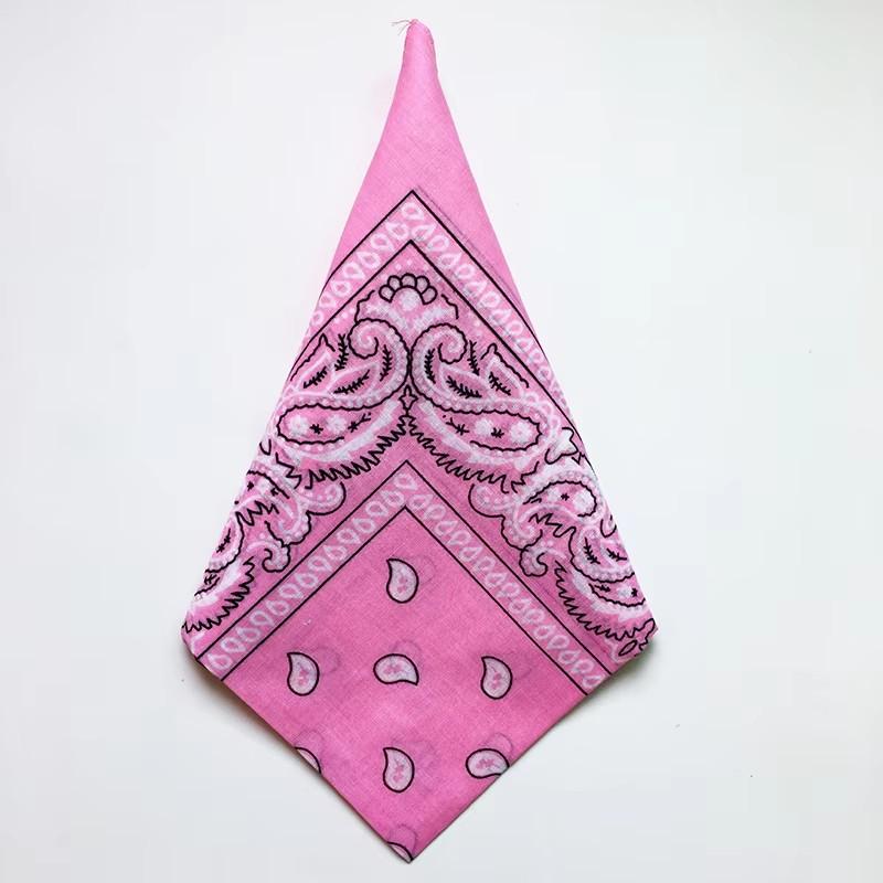 1/4/6pcs Paisley Bandana Printed Square Scarves Wristband Hair Band Neck Scarf Headwear Handkerchief Unisex Fashion Head Square