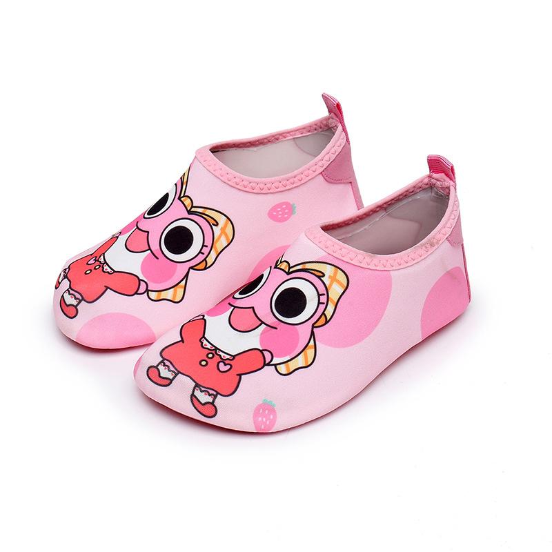 Kinderen Jongens en Meisjes Waterschoenen Patroondruk Sneldrogend Antislip Ademend Aqua Sokken Peuter Kinderen Zwemwaterschoenen voor Strand Zwembad