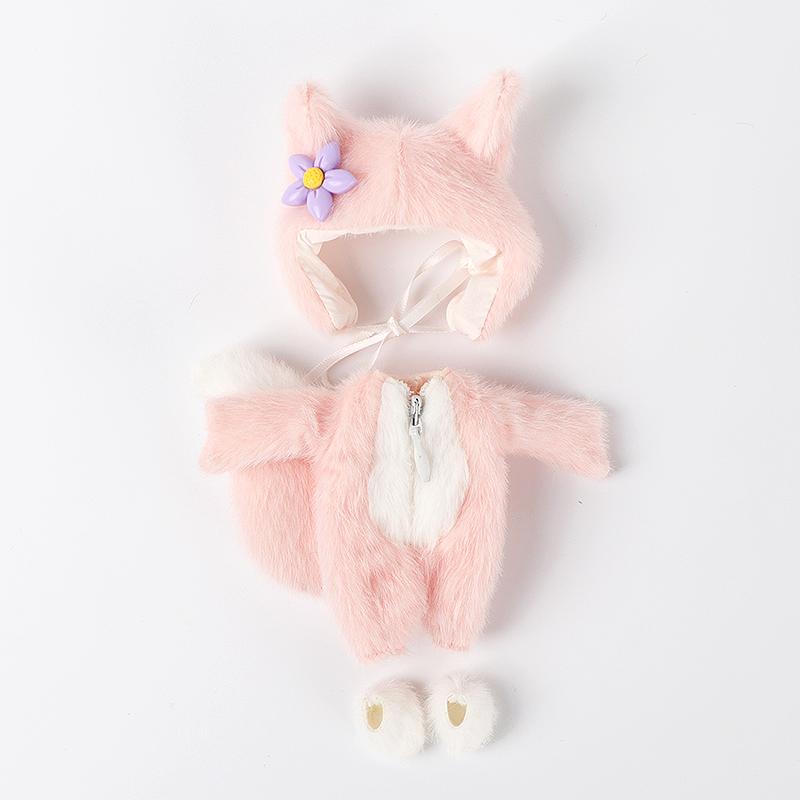 Animal Ears Cute Fox Animal Monster Doll Clothes For Ob11 obitsu 11 Molly Gsc 1/12 BJD Doll Accessories Clothing BJD Baby Clothe