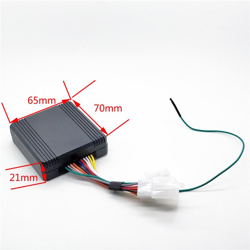 12V Motorcycle Alarm with Start, Dual Flash, and Automatic Defense