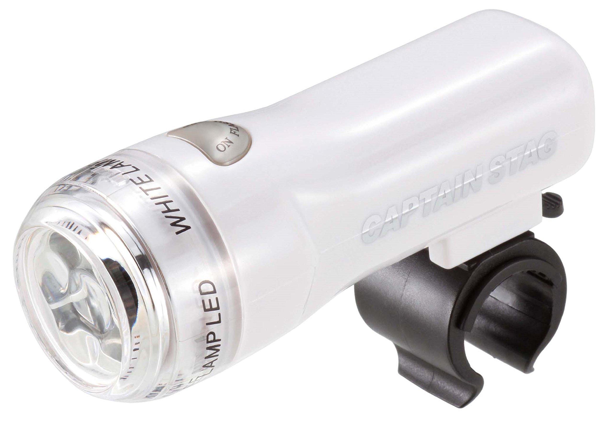 

Captain Stag Light 227 Slim Waterproof Bicycle White 3-LED [Tool-Free Installation, Light] Y-4615 белый