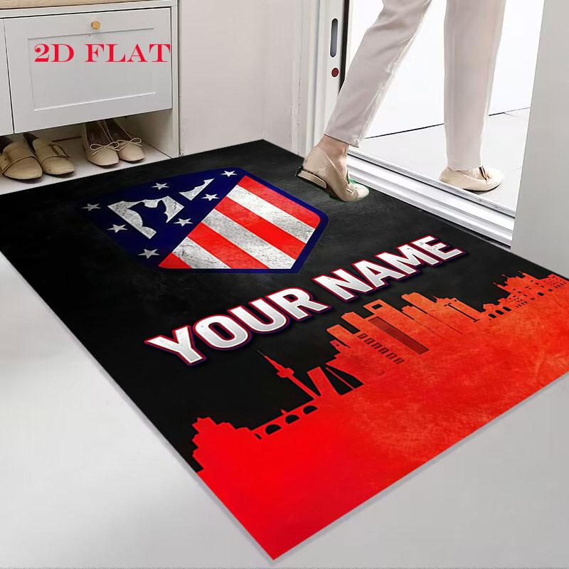 Atltico Madrid Carpet Rug for Living Room Bedroom Home Sofa Decoration,Kids play Nonslip Floor Mat
