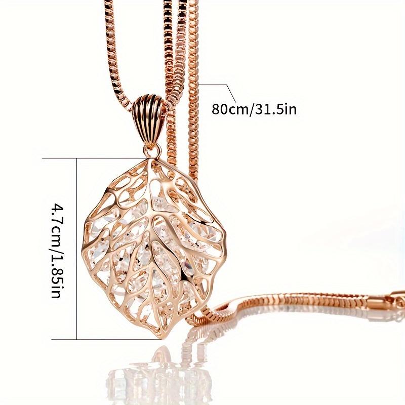 Módní a všestranný personalizovaný jednoduchý dlouhý náhrdelník pro ženy