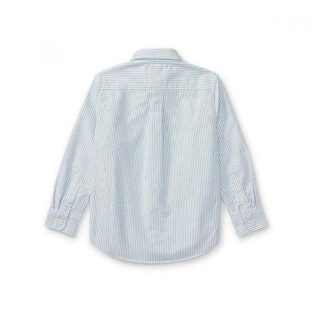 Polo Kids Boys Stripe Cotton Oxford Shirt 2 7y  Cwpowovb6820076400 