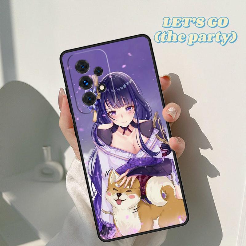 Baal Genshin Impact Game phone case For Samsung Galaxy A42 A31 A40 A51 A71 A32 A80 A91 A52 A72 A73 A20e A50 A70 A11 A12 Cover