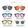 Vintage Retro Round Sunglasses for Mens Womens Cyber Punk Glasses Gothic Steampunk Sunglasses UV400 Glasses Oculos De Sol