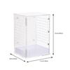 Tank Reptile Pet Terrarium Feeding Container Enclosure Mantis Reptiles Praying Habitat White