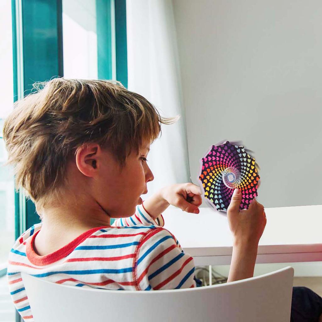 3D Animation Finger Gyroscope Colorful Animation Finger Gyro Toy  Toys