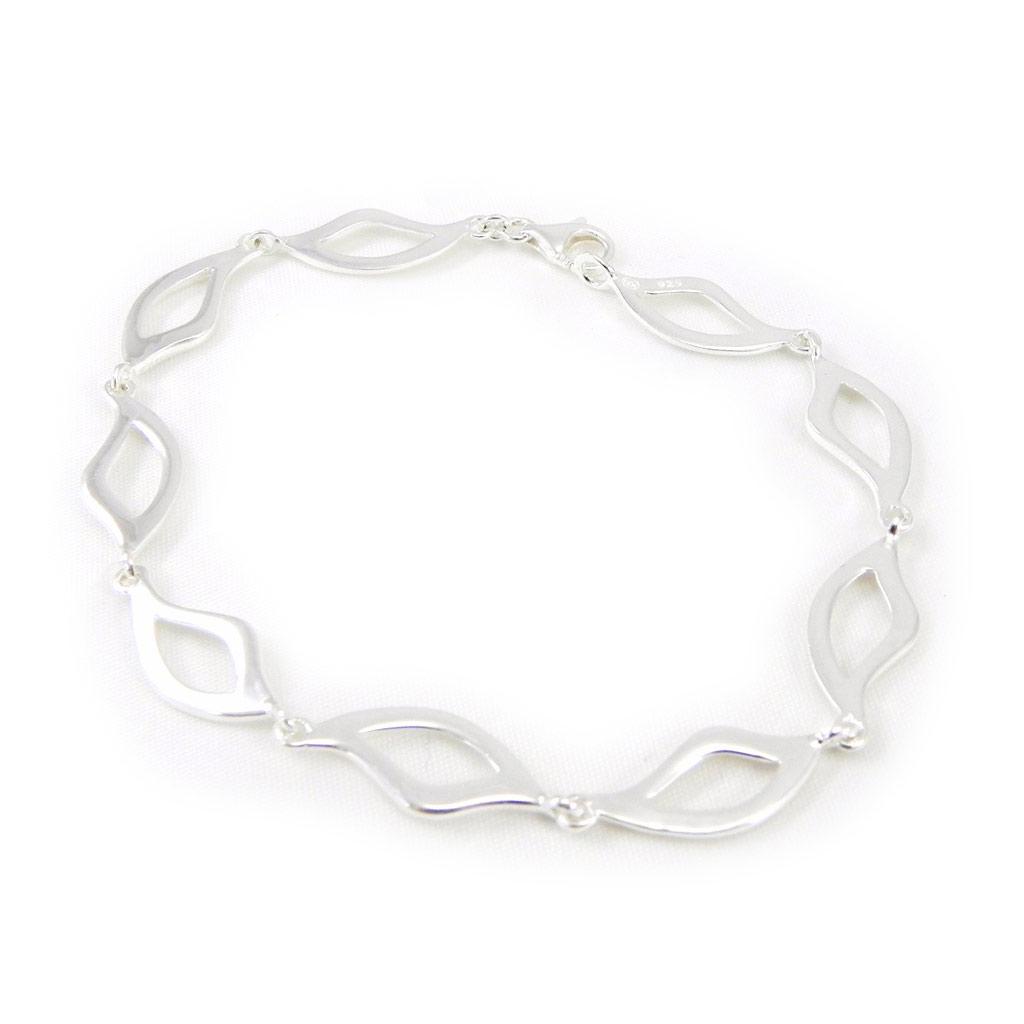 Les Trésors De Lily [G3387] - Silver Bracelet 'Choregraphie' Silver (rhodium Plated) - 7 Mm