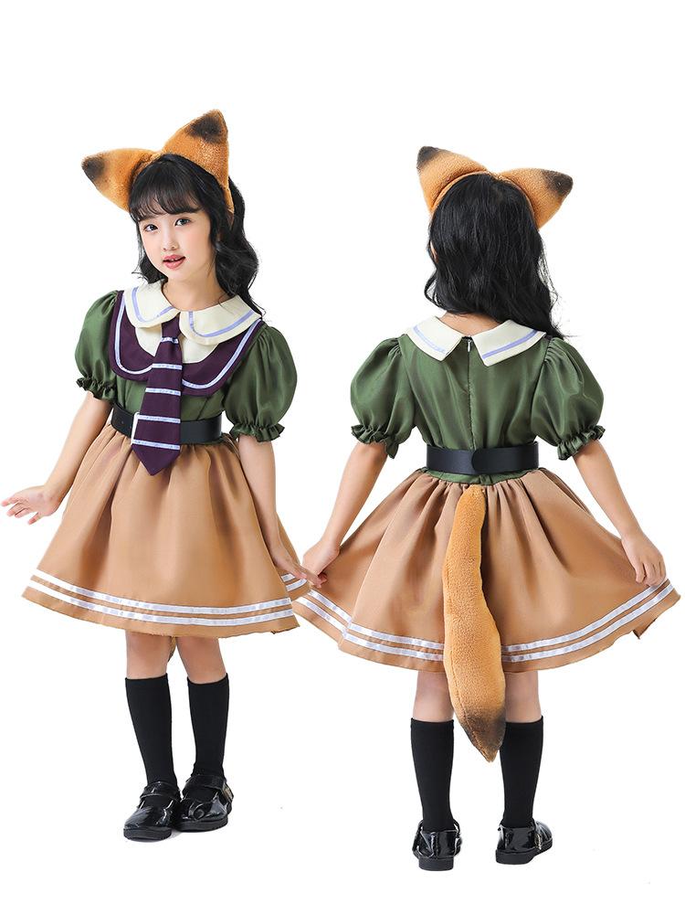 Zootopia Nick Judy Kids Role Play Costume Family Matching Cosplay Outfit for Comic Con Halloween Performance
