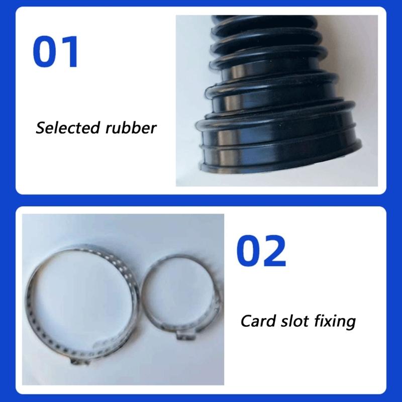 High Performances Silicone CV Joint Boot Kit Universal Front Axles Dust Cover For Multiple Car Models